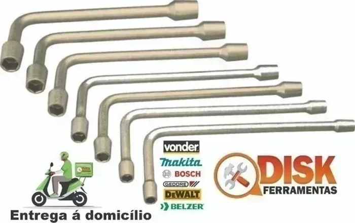 Jogo de chaves biela, 8 mm a 19 mm, 250B, Gedore Robust 12 peças