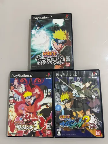 Jogos originais Naruto ps2