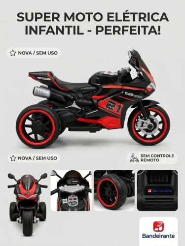 Motor elétrica bateria 12v bandeirantes