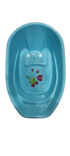 banheira para bebe banho infantil 68x44x17cm mz-88056 azul
