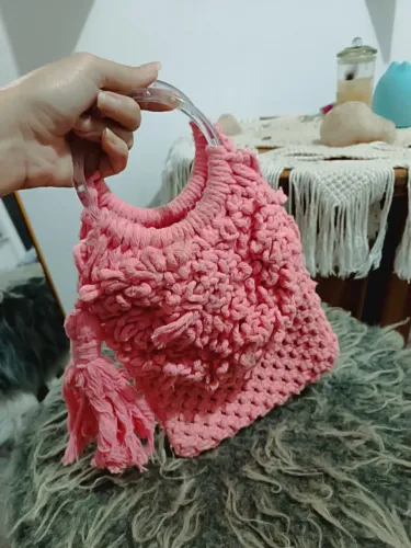Bolsa de macramé