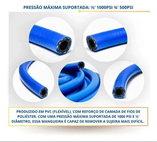 Mangueira Alta Pressão 1/2 pol