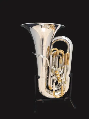 Tuba 5/4 Tokai TB-600PG 4 Pistos e 1 Rotor Sib - Prata c/ Dourado - Nova ( Mostruário)