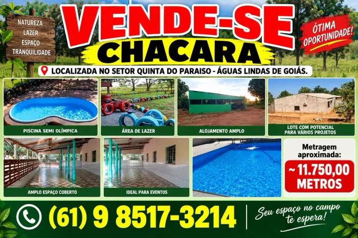 Chácara 11.500 metros