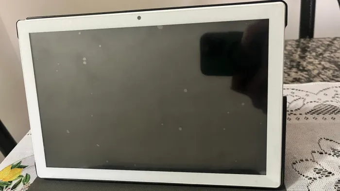 Tablet Smartphone mais Capa de Couro e Teclado