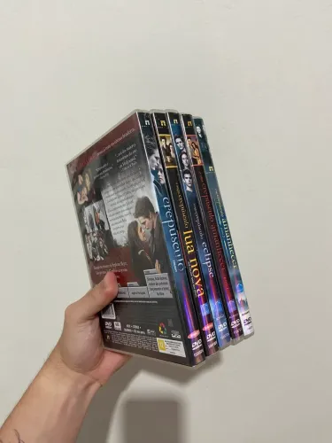 Kit DVDS Saga Crepúsculo - Originais. 