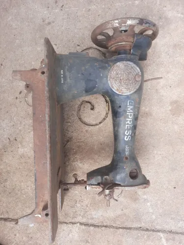 Máquina de costura antiga decoração 