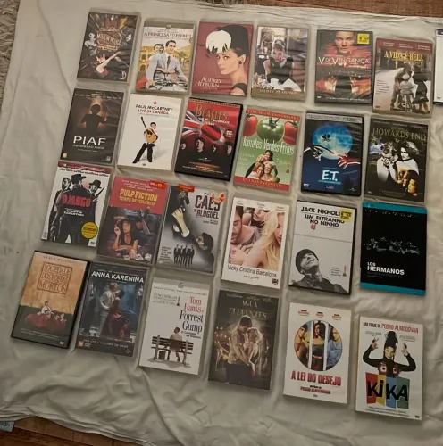 Lote 24 dvds alguns lacrados