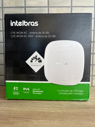 ROTEADOR INTELBRAS WOM AC SEM FIO 20 DBI