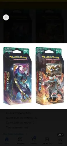 Pokémon - Lunala + Solgaleo Baralhos Temáticos Lacrados