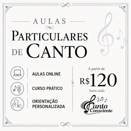Aulas de Canto Online