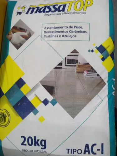 Argamassa AC1 - 20 Kg- R$15,80 Cartão / R$13,70 Dinheiro - retirada na loja