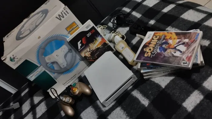 Nintendo Wii completo + Jogos + Volante Wii