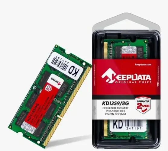 MEMÓRIA 8GB DDR3 NOTEBOOK NOVA