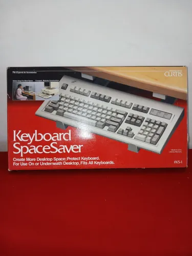 Suporte Teclado Vintage Curtis Keyboard SpaceSaver KS-1 - Anos 80 - IBM - Novo na Caixa 