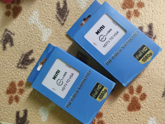 Conversor HDMI para VGA com áudio