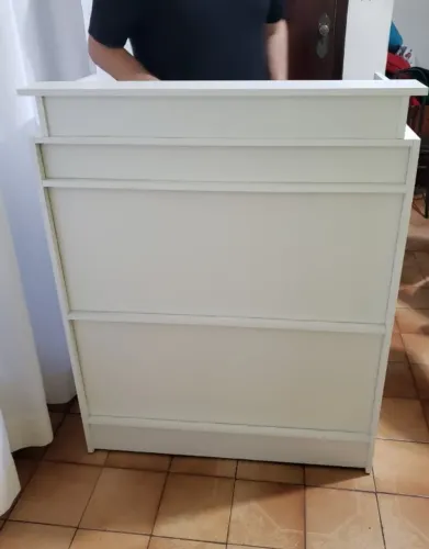 Balcão Caixa Recepção Para Lojas Com Gaveta E Prateleira (Semi Novo)