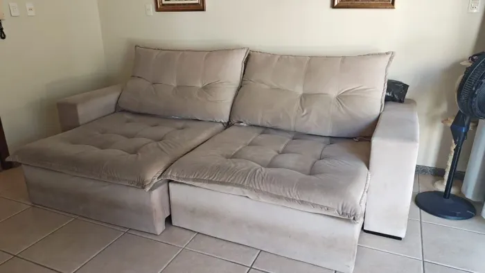 Sofá reclinável
