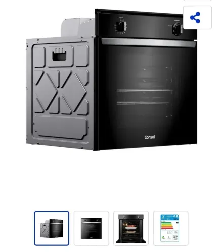 Forno a GÁS e ELÉTRICO de embutir