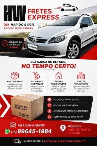 Fretes em Ribeirão Preto e Região