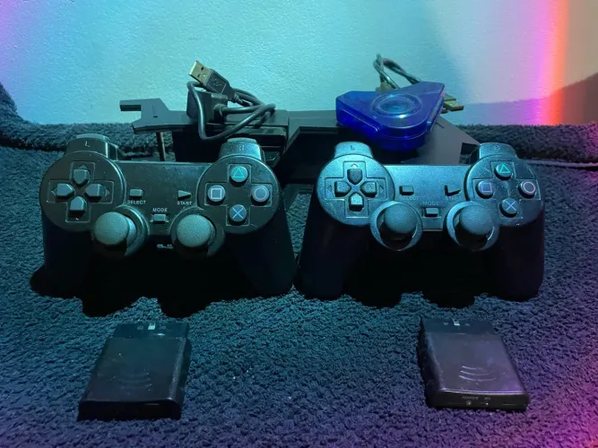 2x Controles PS3/PC com adaptadores