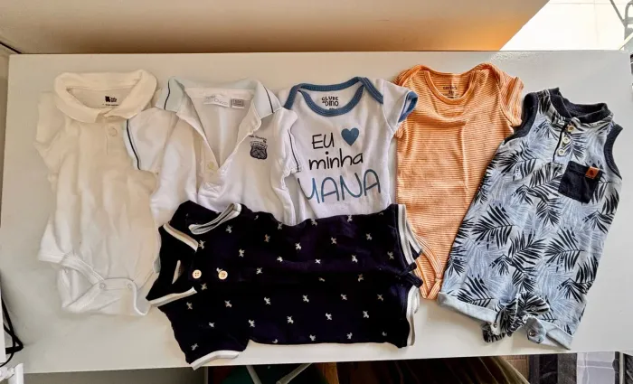 Bebê RN 6 bodies verão tamanho P