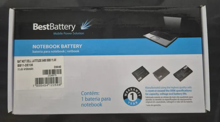 BATERIA PARA NOTEBOOK DELL LATITUDE 5480 E 5580 BB11-DE138