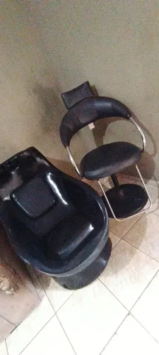 Kit lavatório e cadeira de salão entrega grátis