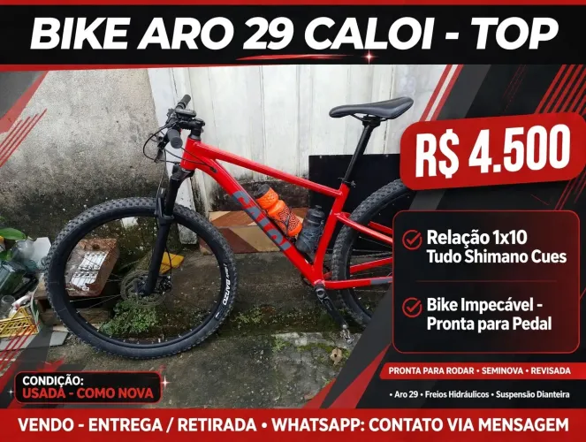 Vendo bike aro 29 Caloi zerada 