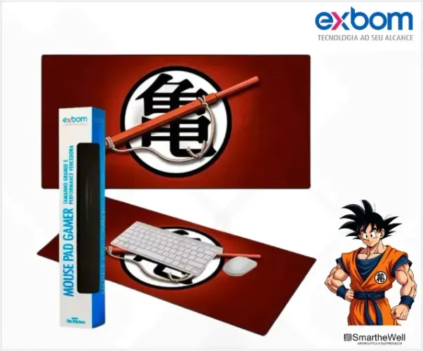 Mouse Pad Gamer Profissional 70X35 Dragon Ball