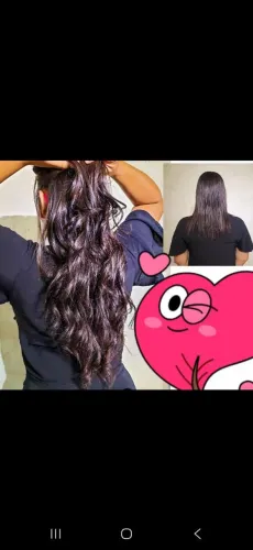 Mega cabelo humano ondulado