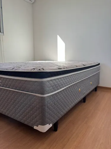 Herval Cama Box Conjugada Casal Bambu