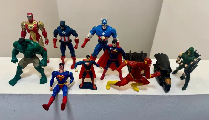 Lote bonecos Super heróis