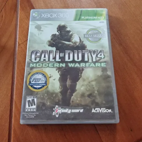 Jogo Call Of Duty 4 Modern Warfare Xbox 360 original
