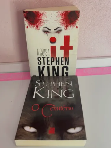 2 Livros do Stephen King ( It a coisa e O Cemitério)
