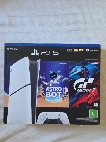 PlayStation 5 Slim Digital 825 GB Novo com Nota Fiscal e garantia