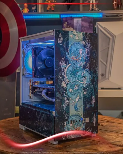 PC Gamer Intel Core i5 9400F, 16GB, SSD 240GB, RX 6500 XT 4GB, Gabinete Dark Flash