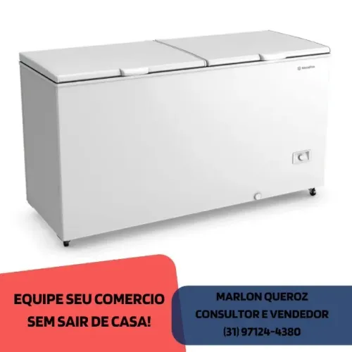Congelador Horizontal 2 Tampas 546L Metalfrio