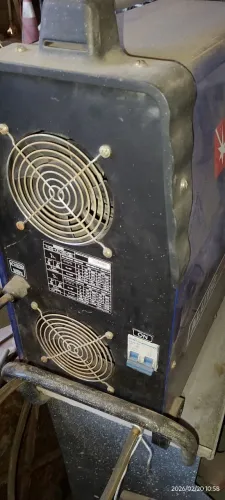 Máquina de solda tig com garrafa de gás argônio