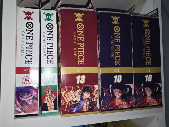 Pacote onepice starter deck mais cartas
