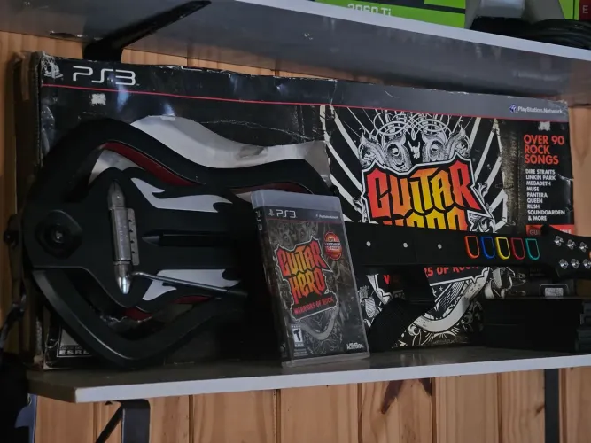 Guitarra Guitar Hero Playstation 3 ORIGINAL RARIDADE