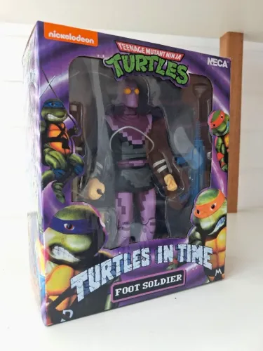 Raridade Foot Soldier - Figure Tartarugas Ninja Turtles in Time