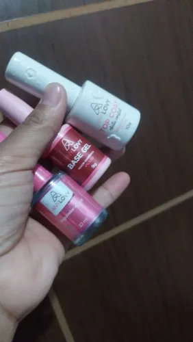 Kit 5 ITENS, BASE GEL, primer , topcoat, AUTONIVELANTE , REGULADOR DE PH