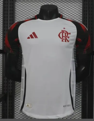 camisa do flamengo versão jogador branca 2025 1.1 tamanho xl, mas veste G de alta qualidad