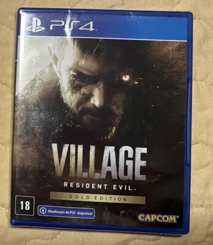 Resident Evil Village Gold Edition PS4 Lacrado - Upgrade PS5 - Mídia Física