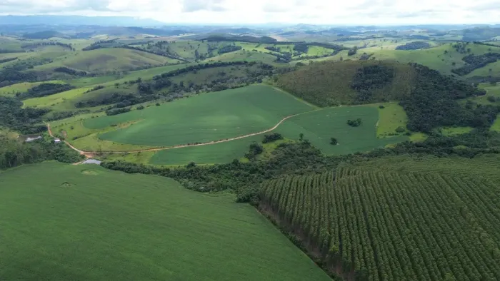 Sítio com 15 hectares em Aiuruoca/MG, com cultivo de soja, milho a mais de 10 anos;