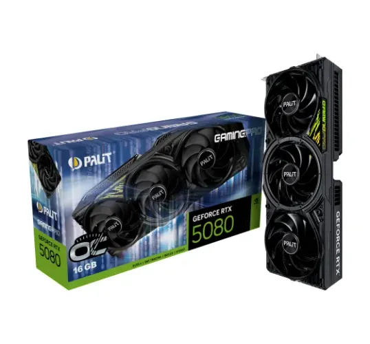 RTX 5080 Palit GamingPro OC 16GB Lacrada NF Garantia