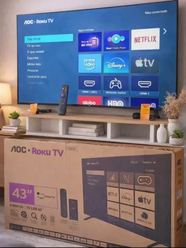 Smart tv aoc 43 polegadas