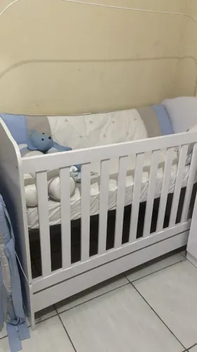 Berço americano que vira cama já com berço! Contato wpp!