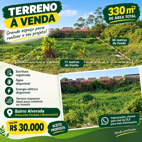Terreno à venda _ 330m²